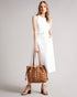 <P>Button Through Racer Back Midi Dress</P>